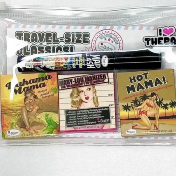 🐝NWT theBalm Cosmetics Travel Set with Highlighter and Blush - Picture 2 of 3